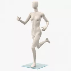 Female Mannequin Running Pose 3d model
