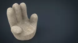 Finger chair 3d model