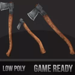 Finnish Splitting Axe 3d model