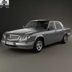 GAZ 31105 Volga 2005 3d model