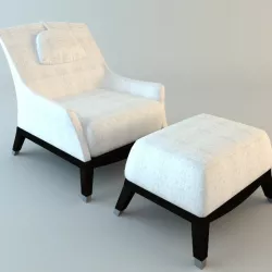 Giorgetti Normal Armchair and 3d model