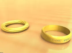 GOLD RING 3d model