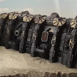 Gothic spaceship wreck A