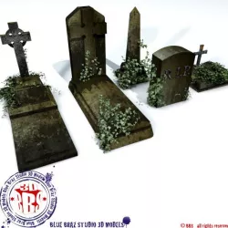 Gravestone 3d model