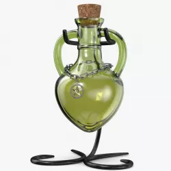 Green Bottles оn the Stand 3d model