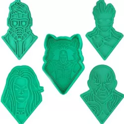 Guardians of the Galaxy set of 5 Rocket Raccoon,Gamora,Groot,Peter Quill / Star-Lord, Drax the Destroyer
