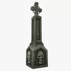 Halloween Gravestone 3d model