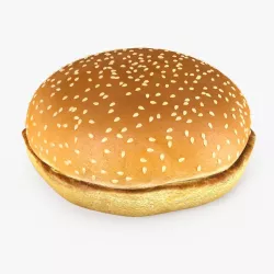 Hamburger Bun 3d model