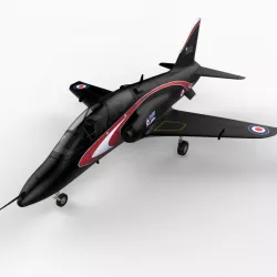 Hawk T1A RAF 3d model
