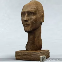 Head Mural 3d model