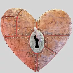 Heart piece animated 3d model