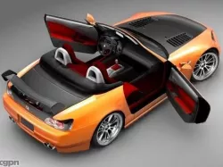 Honda S2000 tuning 3d model