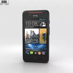 HTC Desire 210 Black 3d model