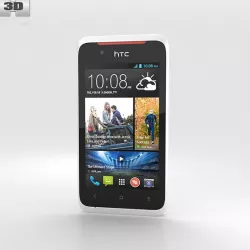 HTC Desire 210 White 3d model