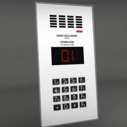 Intercom 3 low poly 3d model