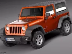 Jeep Wrangler Rubicon 2012 3d model