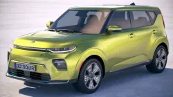 Kia Soul EV 2020 3d model