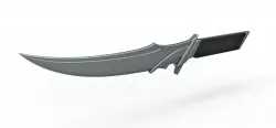 Klingon dagger from the movie Star Trek Into Darkness 2013 3d model