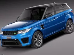 Land Rover Range Rover Sport SVR 2015 3d model
