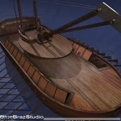 Leonardo Assault battleship 3d model