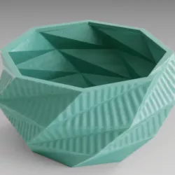Low poly planter