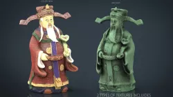 Lu Xing God 3d model