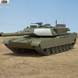 M1 Abrams 3d model