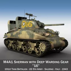 M4A1 Sherman - 16 3d model