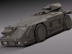M577 Armored Personel Carrier APC 3d model