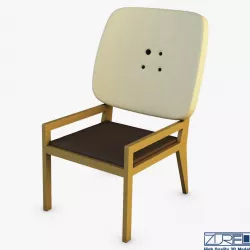 Manga chair 3d model
