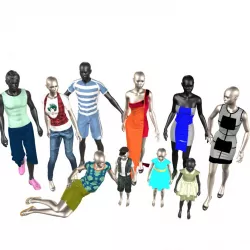Mannequins 3d model
