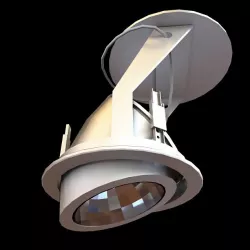 Medical or Industrial Ceiling Light 3d model