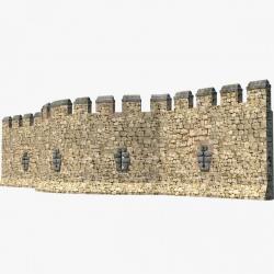 Castle Stone Wall 3d Models 【 Stlfinder