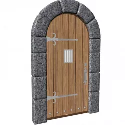 Medieval Gate 3d model