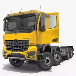Mercedes Benz Arocs 8X8 Cab Chassis Rigged 3d model