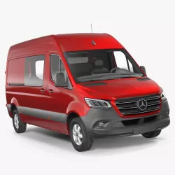 Mercedes Sprinter Van 2019 3d model