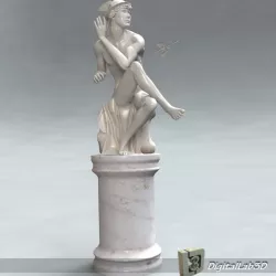 Mercury Mural 3d model