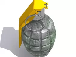 Military Grenade 3d model