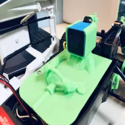 Mini Action Cam SQ23 Holder with Driver figure for Tamiya Grasshopper