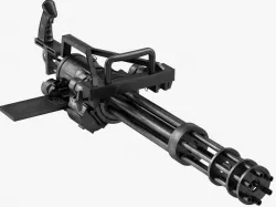Minigun 3d model