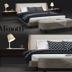 Minotti Spencer set 3d model
