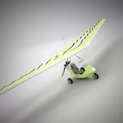 Moto Glider 3d model