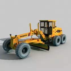 Motor Grader 3d model