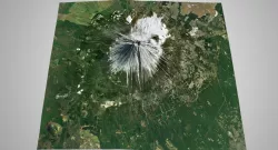 Mount Fuji Real Color 3d model