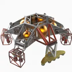 MSL Sky Crane 3d model
