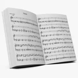 Music Notes Book 3d model