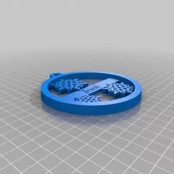 My Customized Custom Ornament Medallion Snowflake