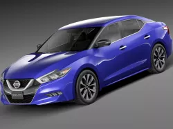 Nissan Maxima 2016 3d model