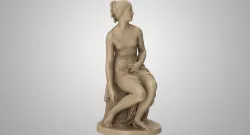 Nymph Untying Sandal 3d model