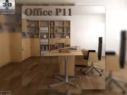 Office set p11 3d model